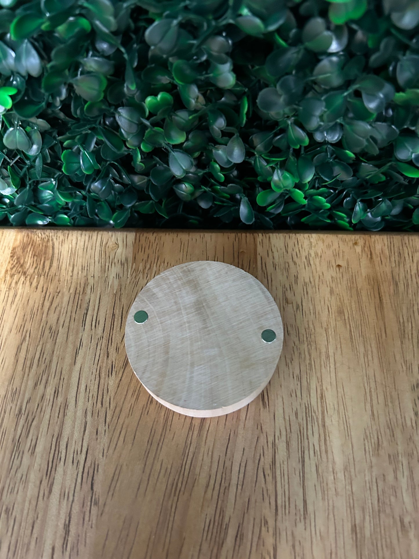 Round Wood Magnets - 6 pack