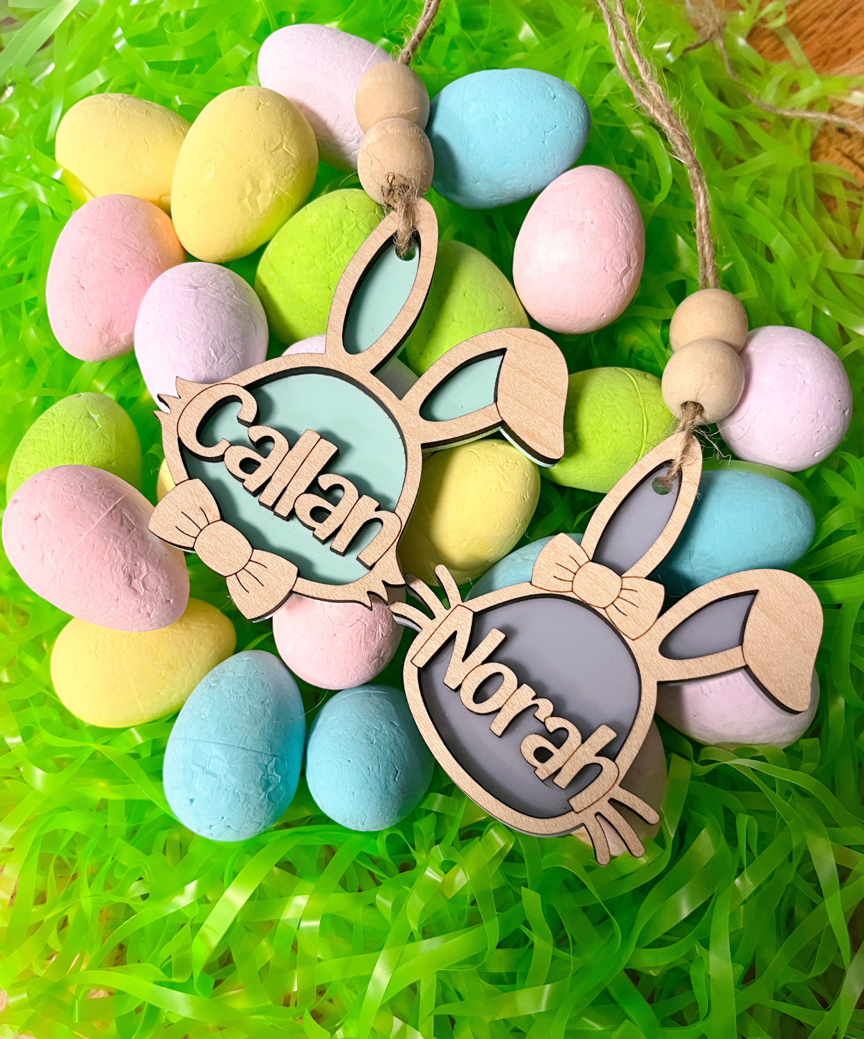 Personalized Easter Basket Name Tag