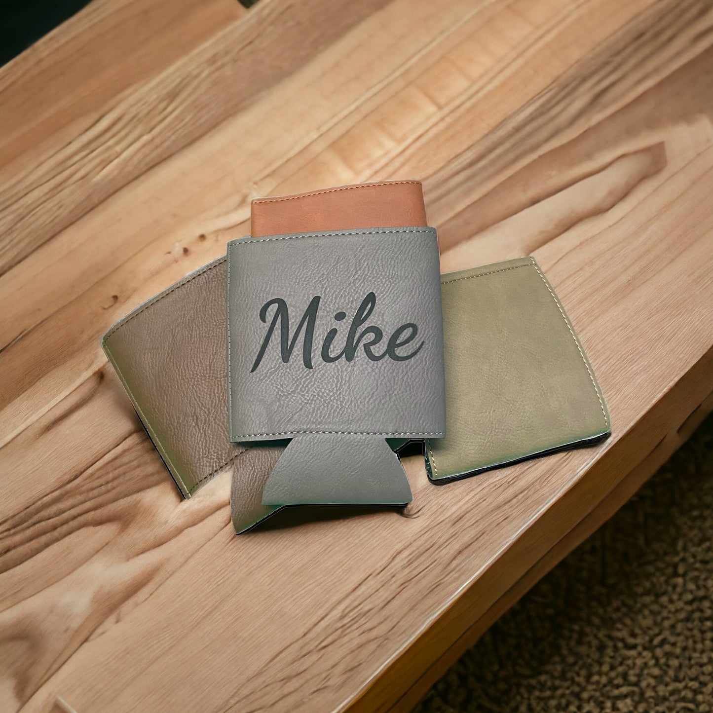 Laserable Leatherette Koozie