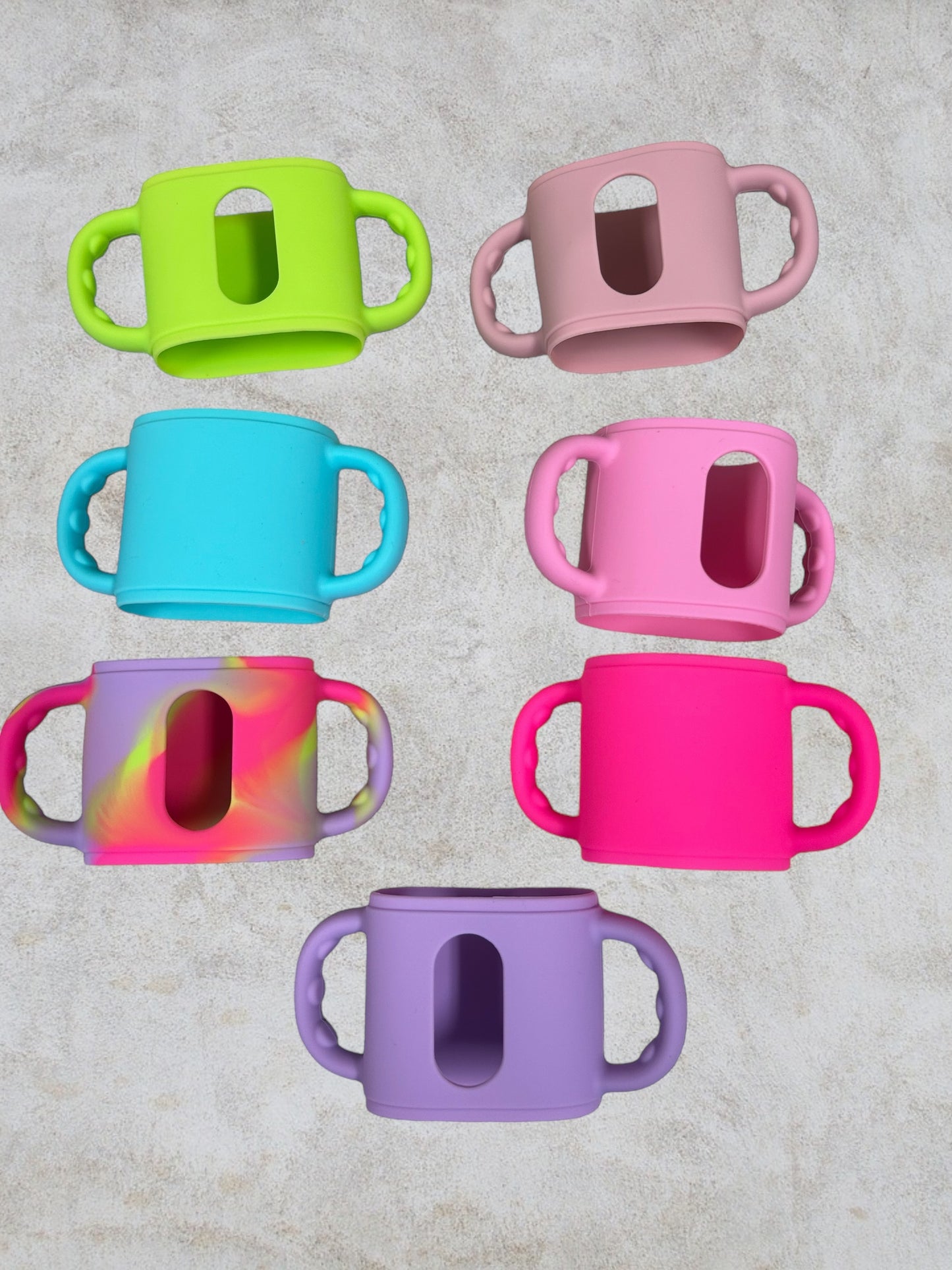 Silicone Bottle Sleeve with Handles