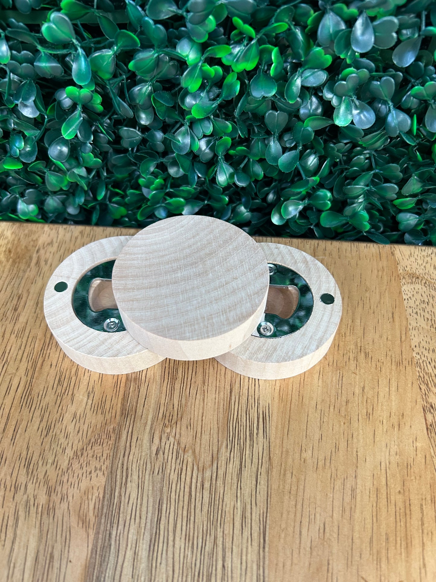 Round Magnetic Round Bottle Opener - 6 Pack