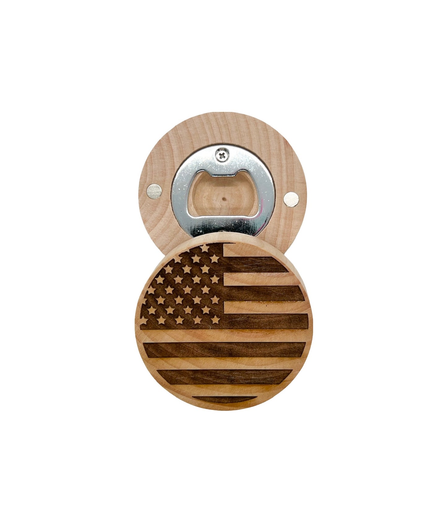 Oops Magnetic Wood Bottle Opener
