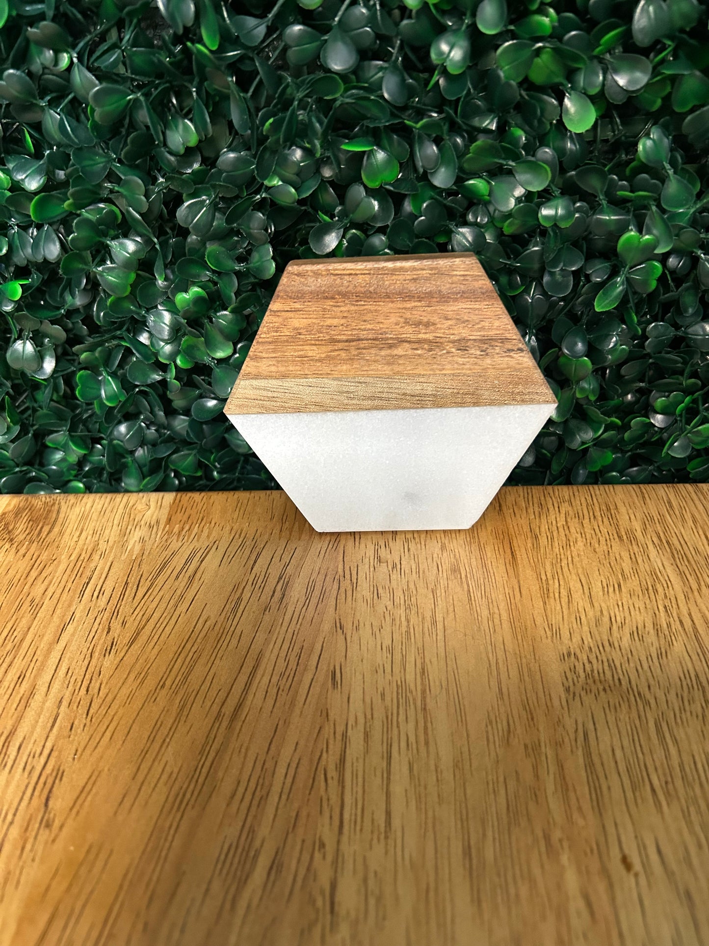Marble and Wood Coaster