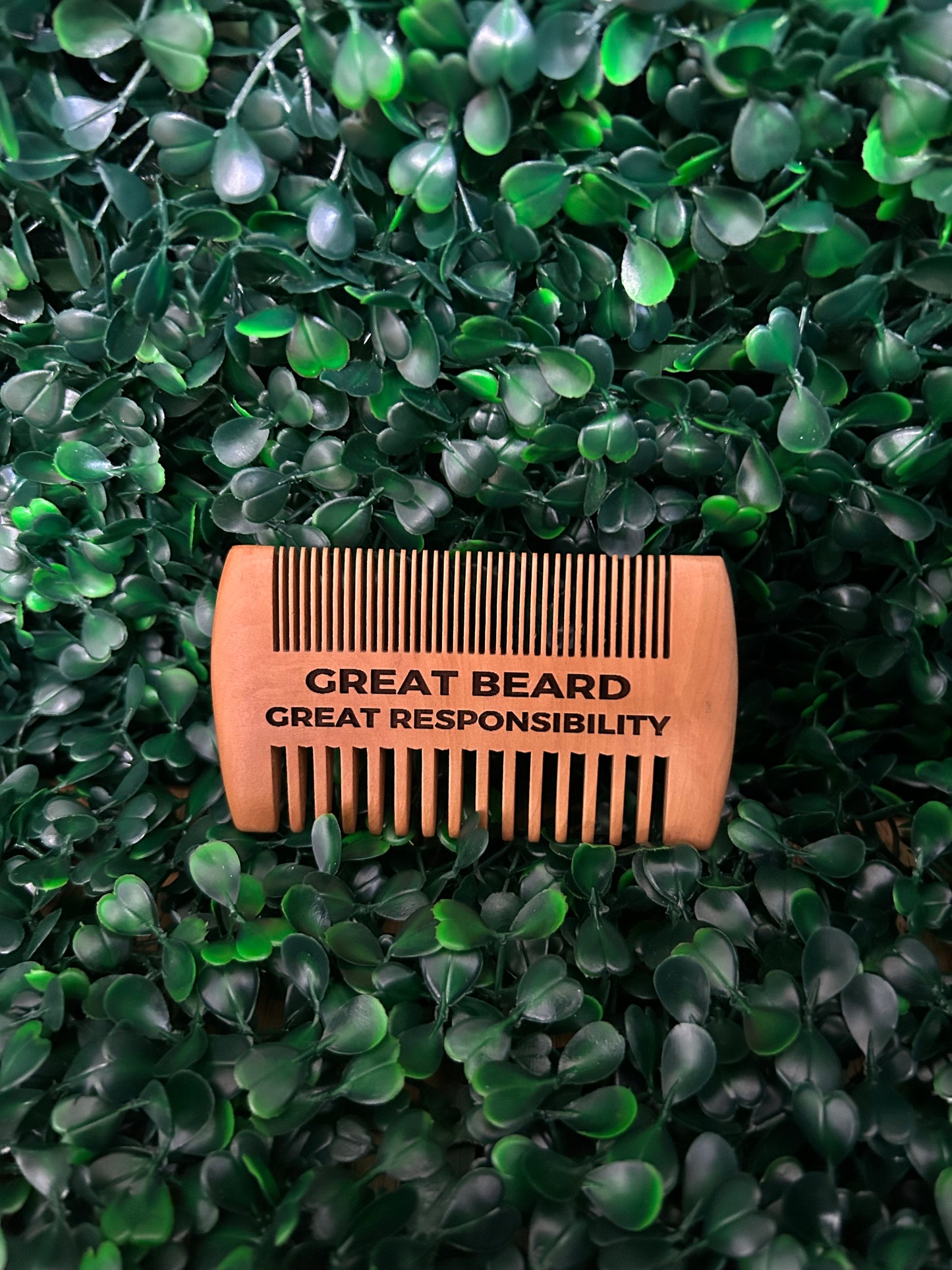 Wood Beard Comb