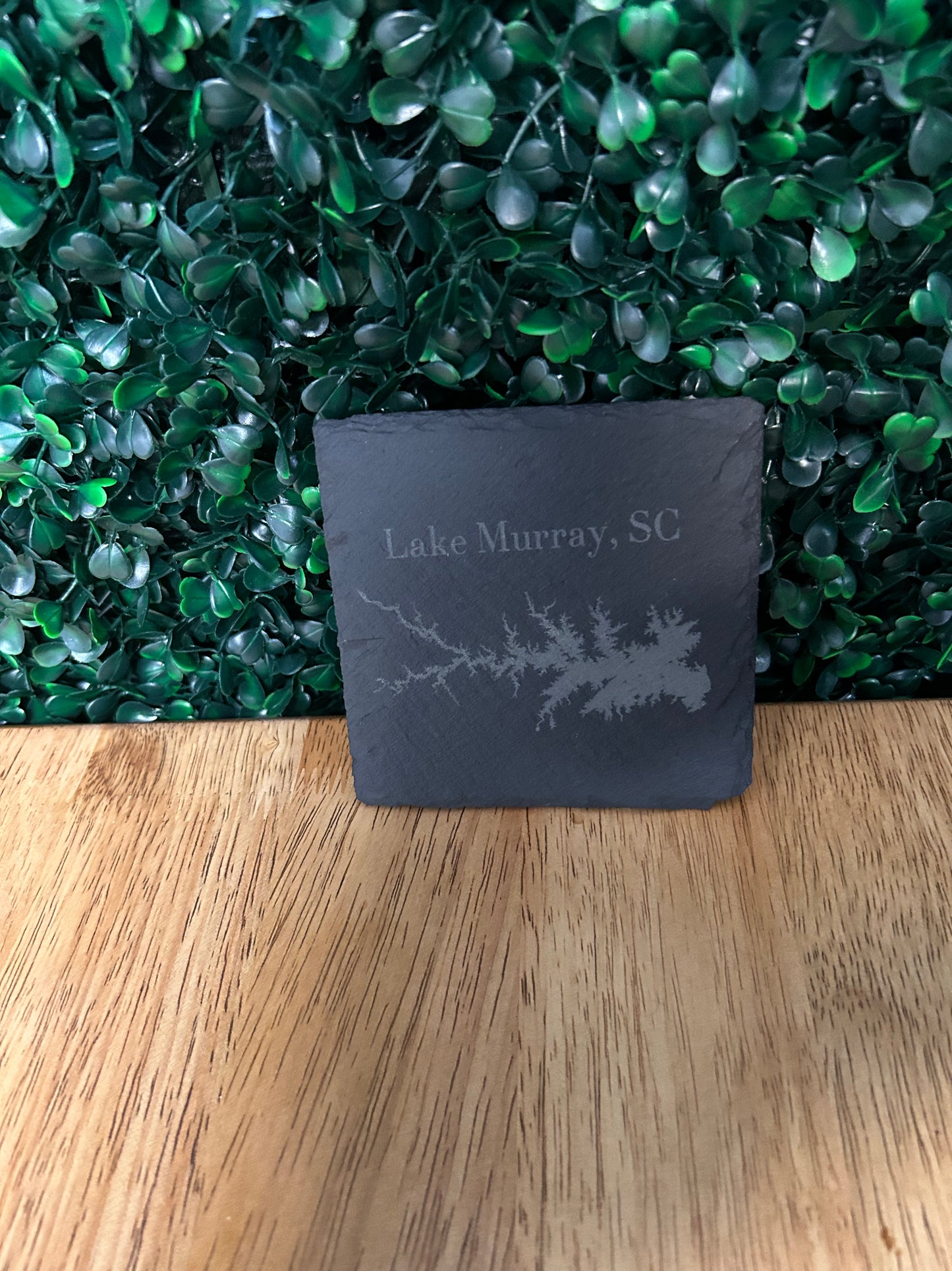 Slate Coaster Set - Lake Murray, SC