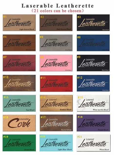 Blank Laserable Leatherette Patch for Children's Hats