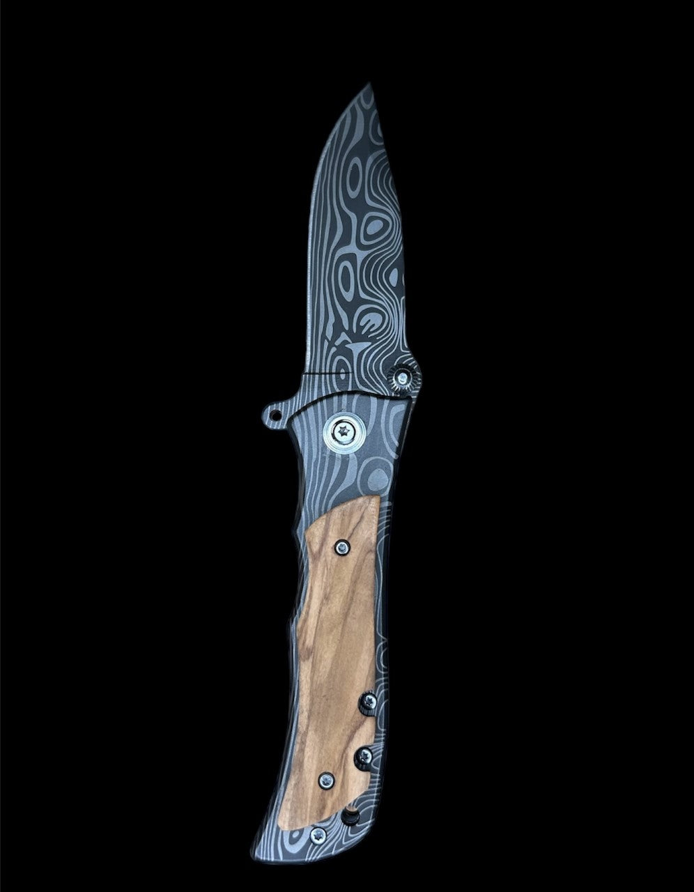 Folding Damascus Pocket Knife