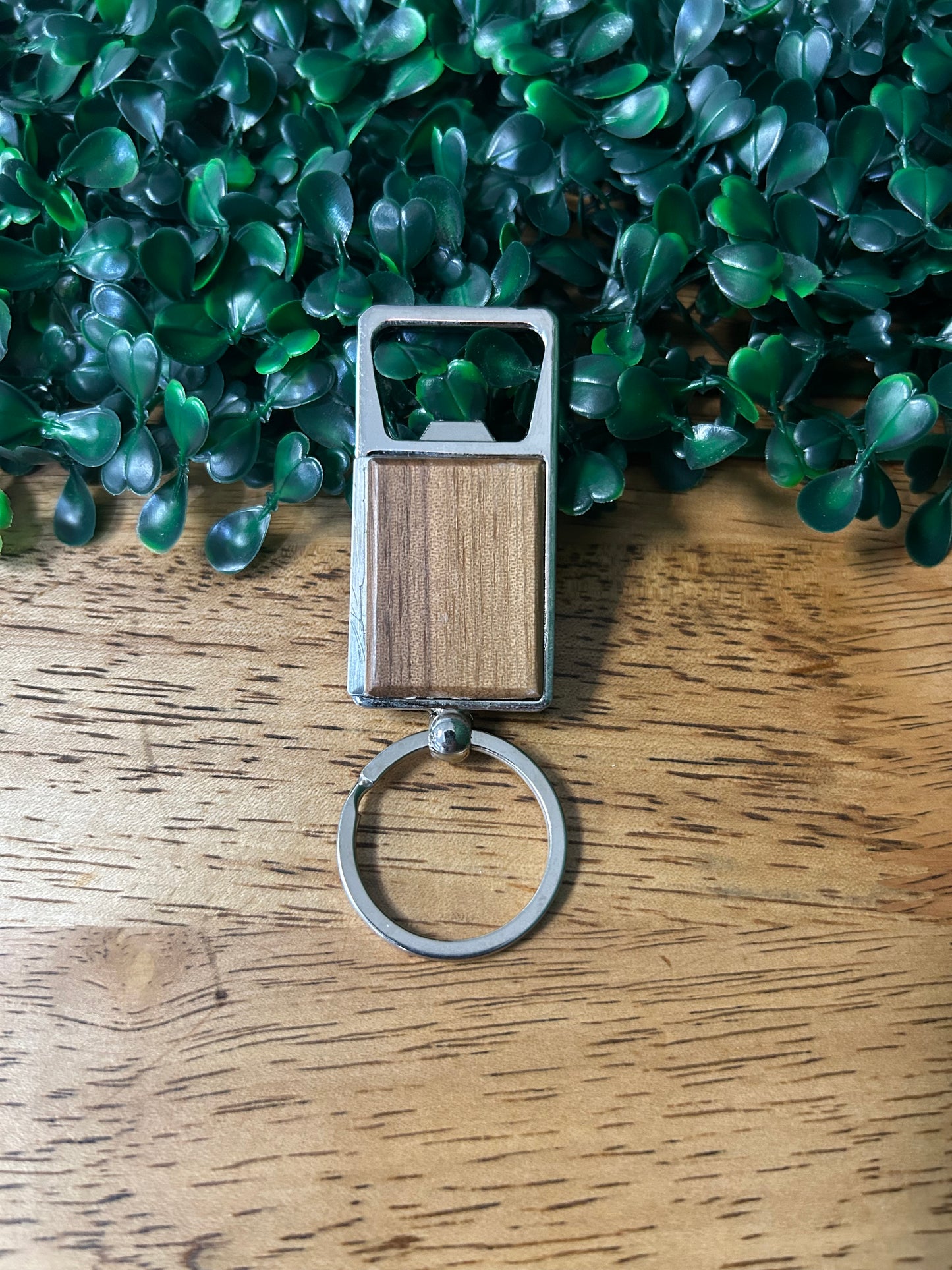 Wood Bottle Opener Keychain