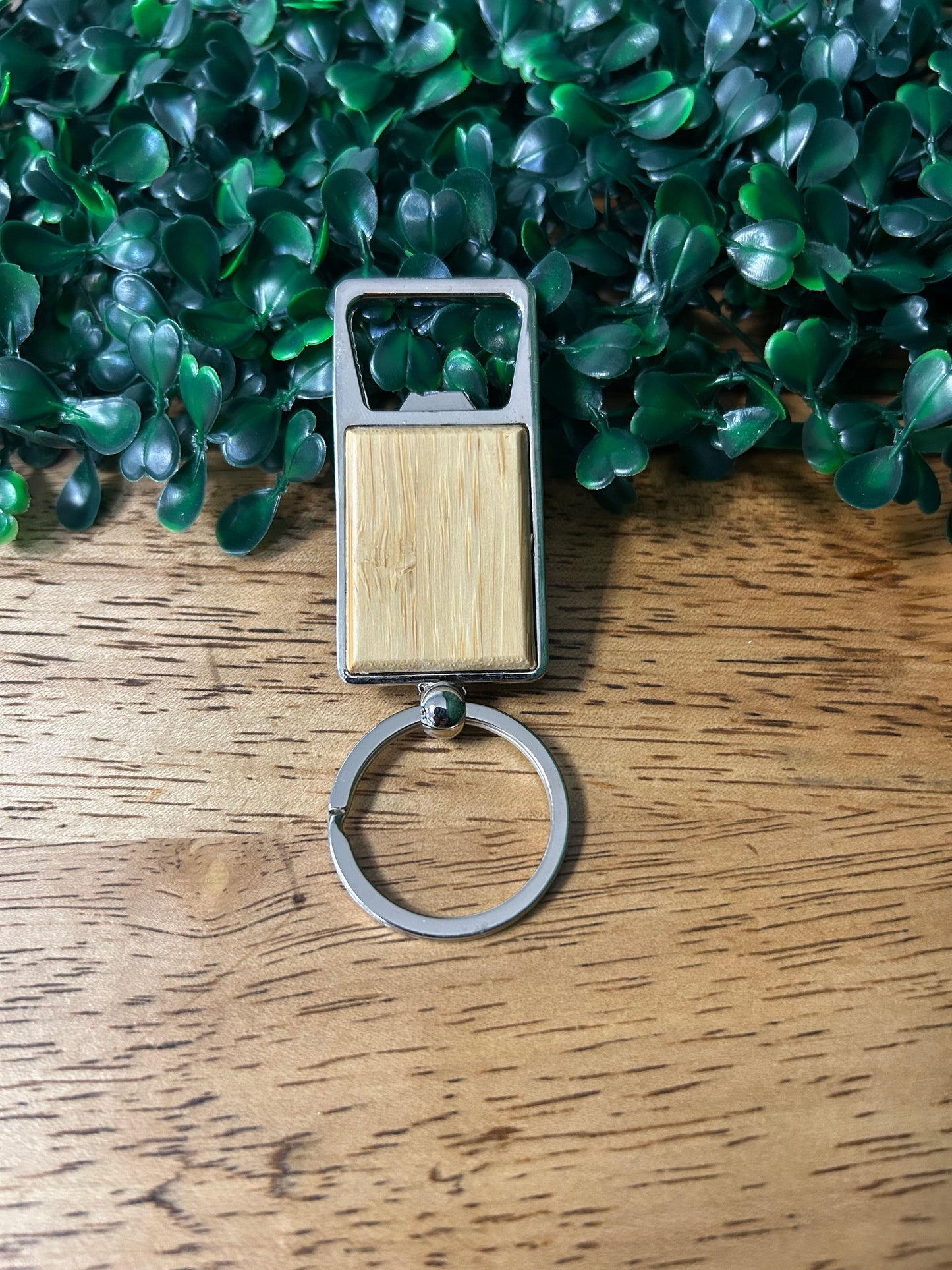 Wood Bottle Opener Keychain