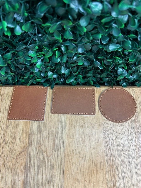 Blank Laserable Leatherette Patch for Adult Hats